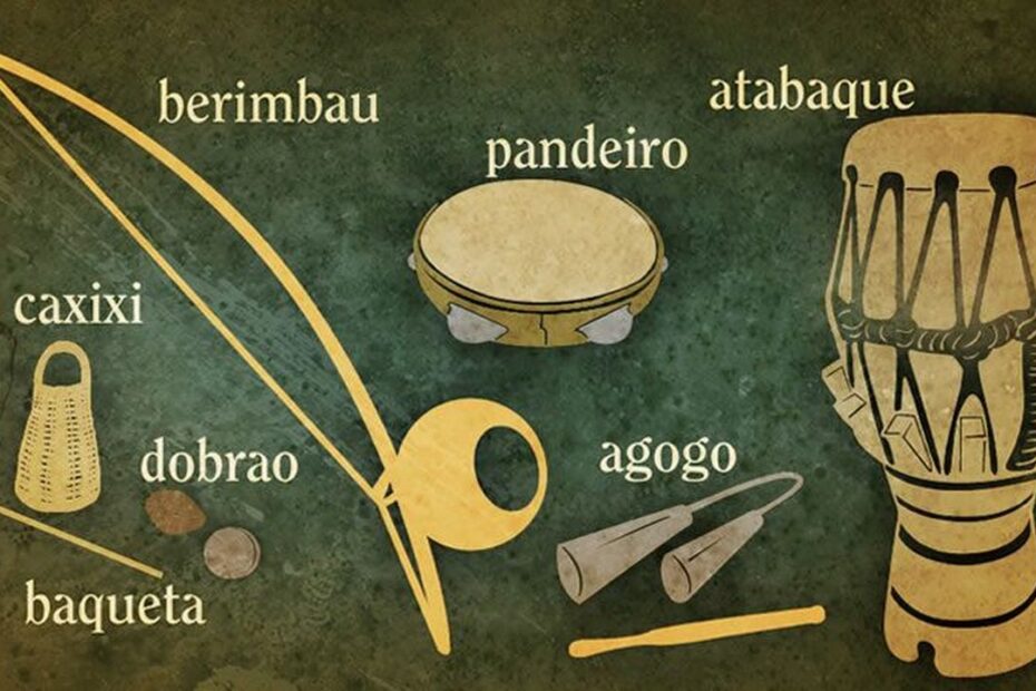 instrumentos da capoeira